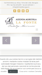 Mobile Screenshot of lafontedibevagna.it
